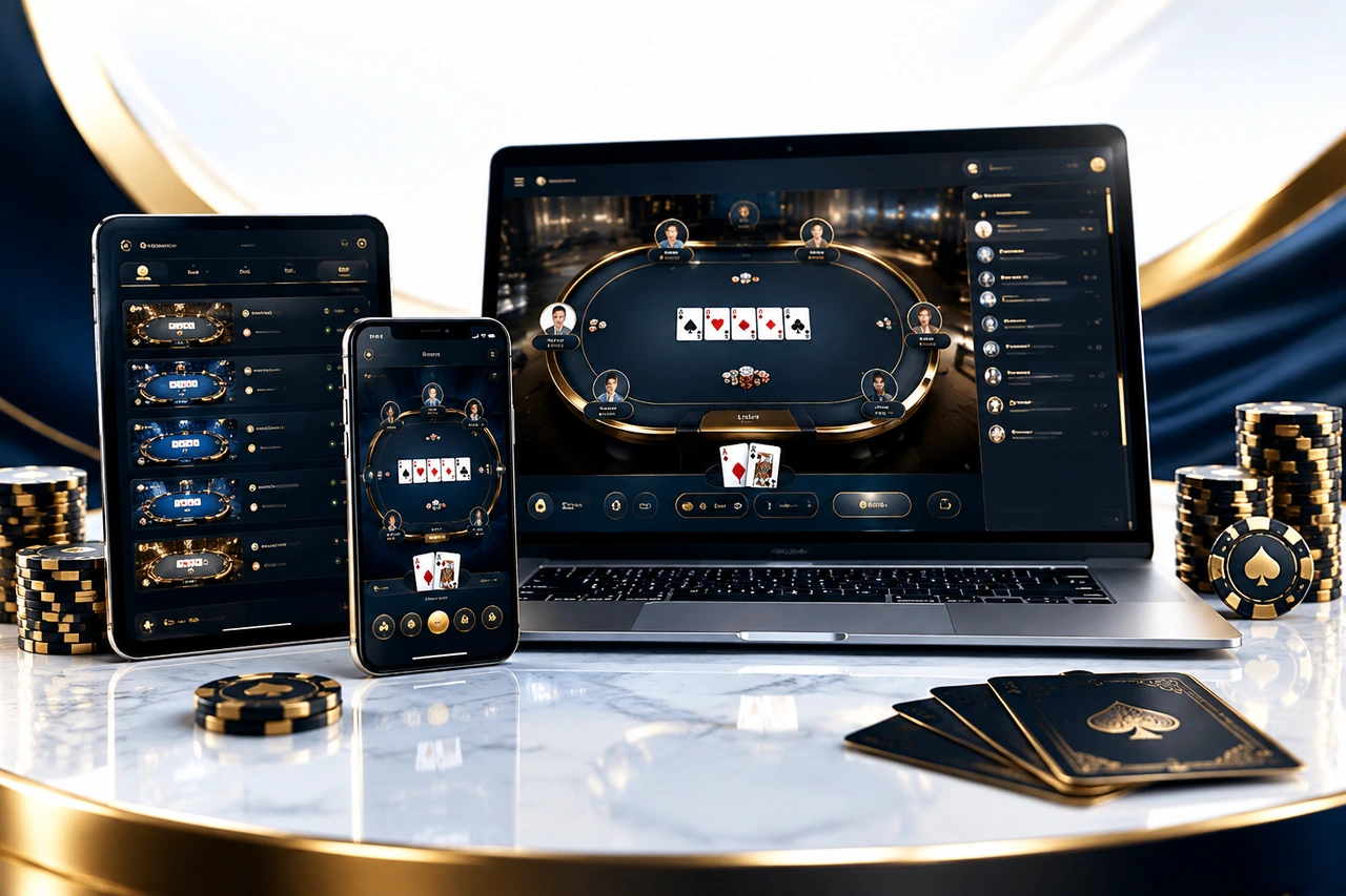 hhpoker hhpoker德扑圈官方下载主视觉，多端欢迎页